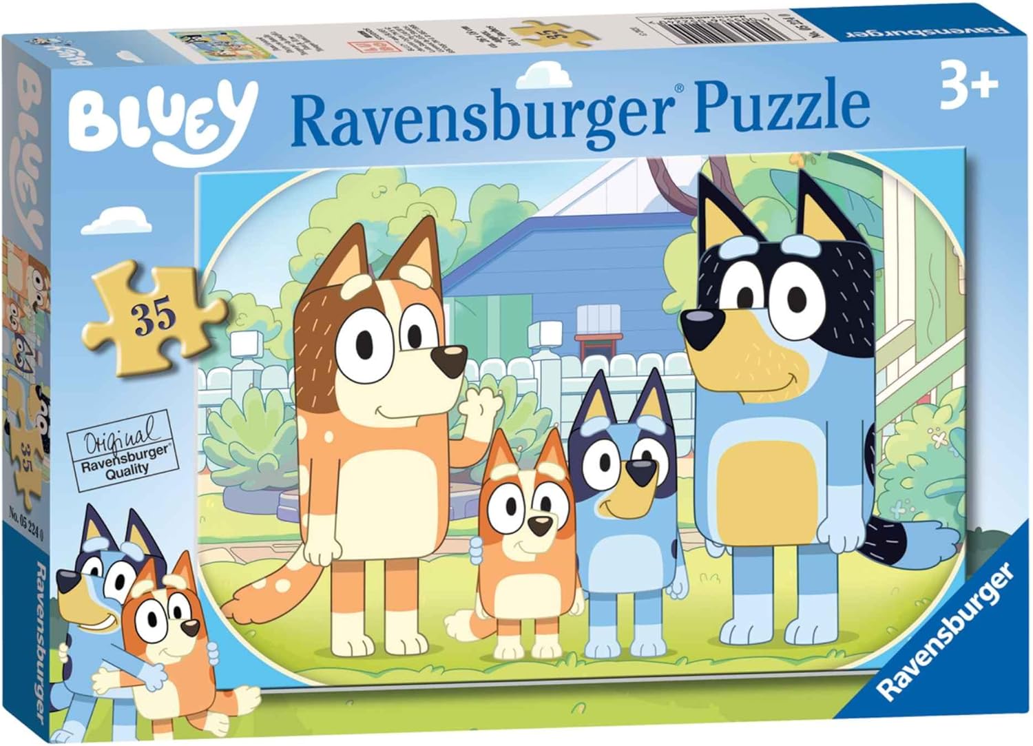Детски пъзел Ravensburger от 35 части - Семейството на Блуи
