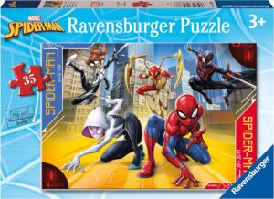 Детски пъзел Ravensburger от 35 части - Спайдърмен
