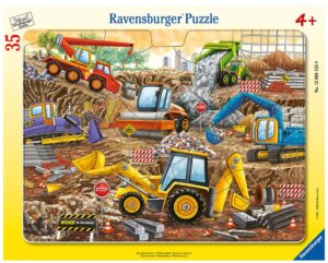 Детски пъзел Ravensburger от 35 части - Усилена работа