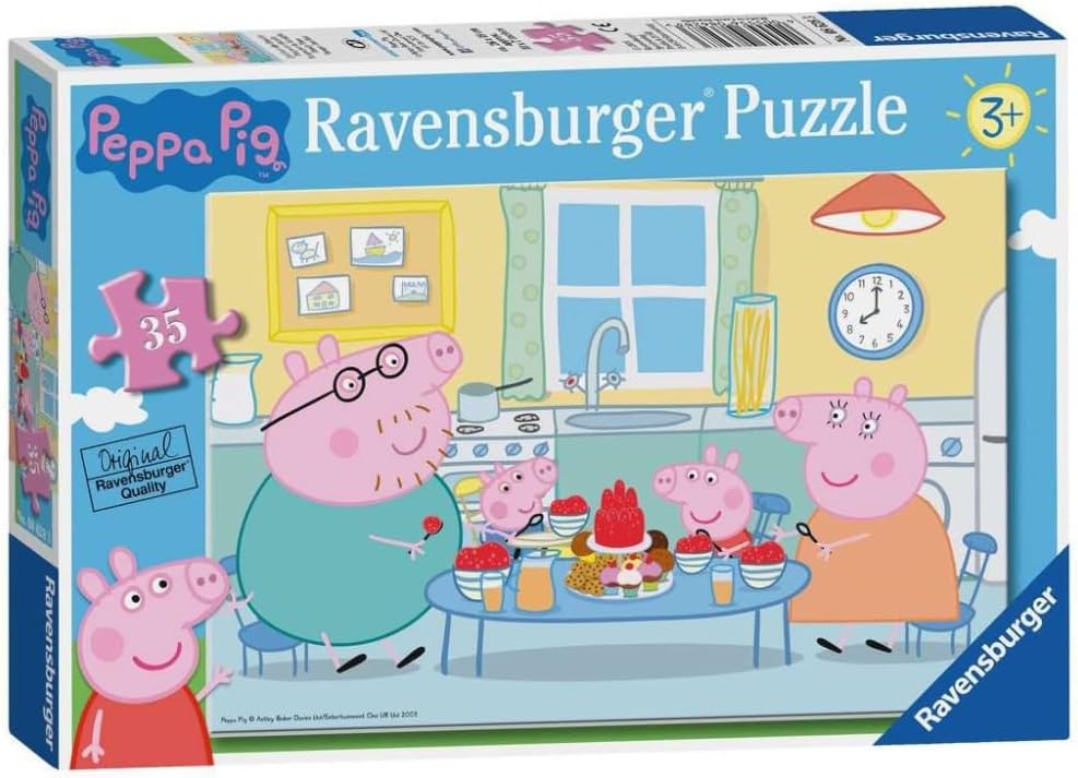 Детски пъзел Ravensburger от 35 части - Време за семейство с Пепа Пиг