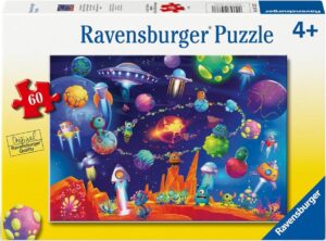 Детски пъзел Ravensburger от 60 части - Космически извънземни