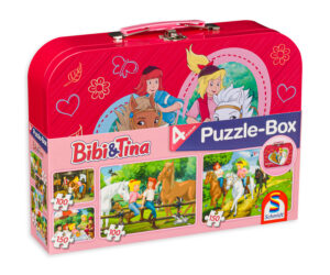 Детски пъзел Schmidt 4 в 1 - Биби и Тина