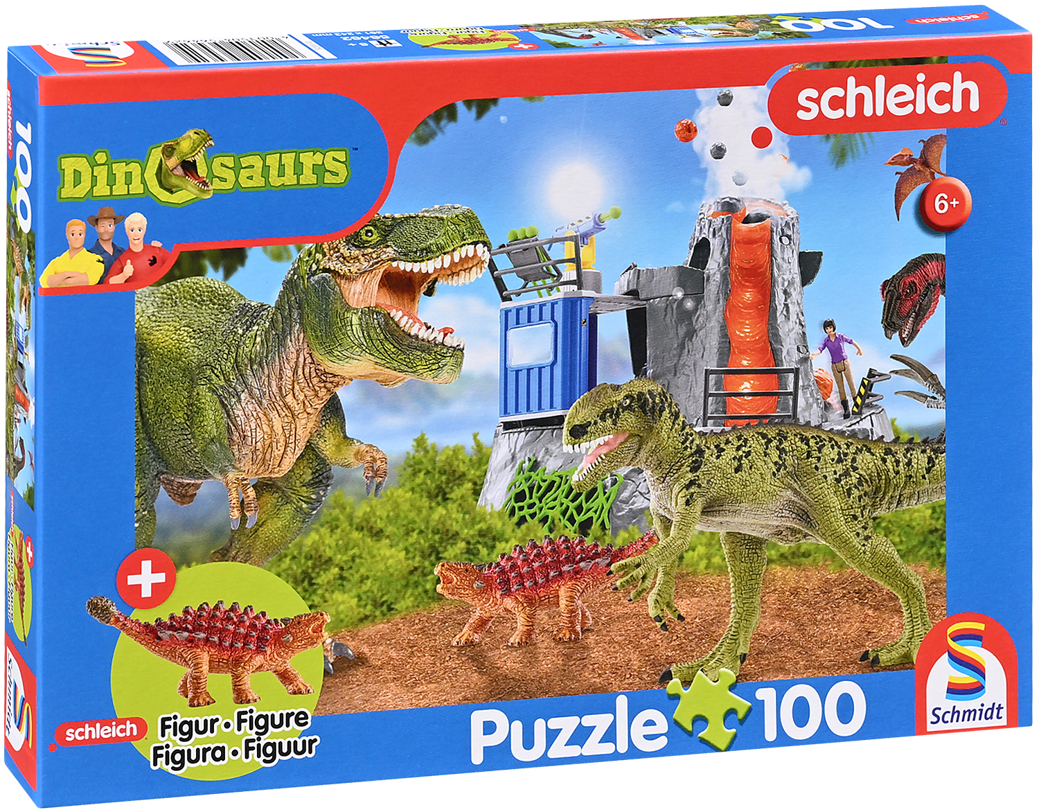 Детски пъзел Schmidt от 100 части - Динозаври от праисторически времена