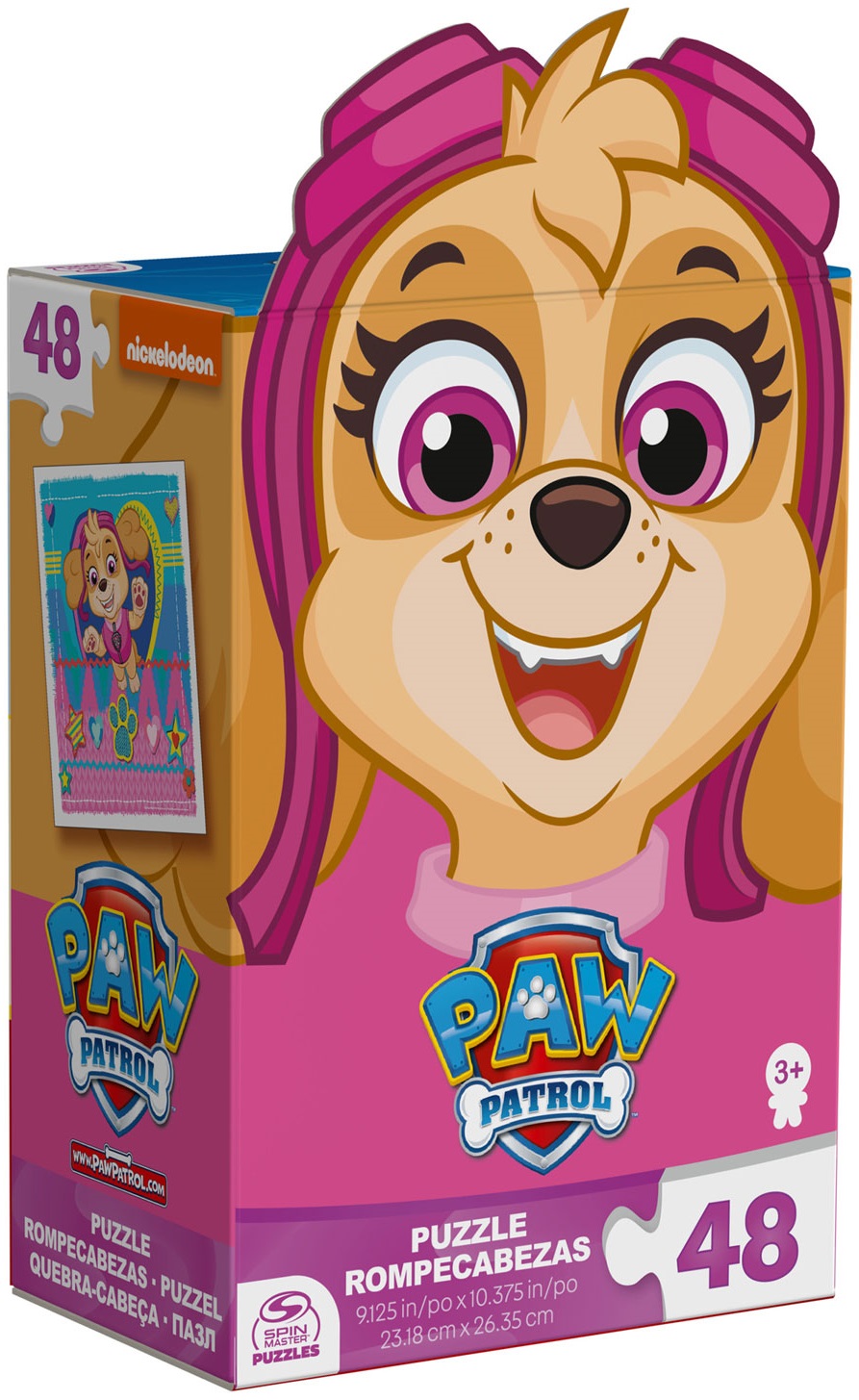 Детски пъзел Spin Master от 48 части - Пес патрул, Скай