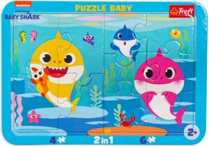 Детски пъзел Trefl 2 в 1 - Бейби Шарк