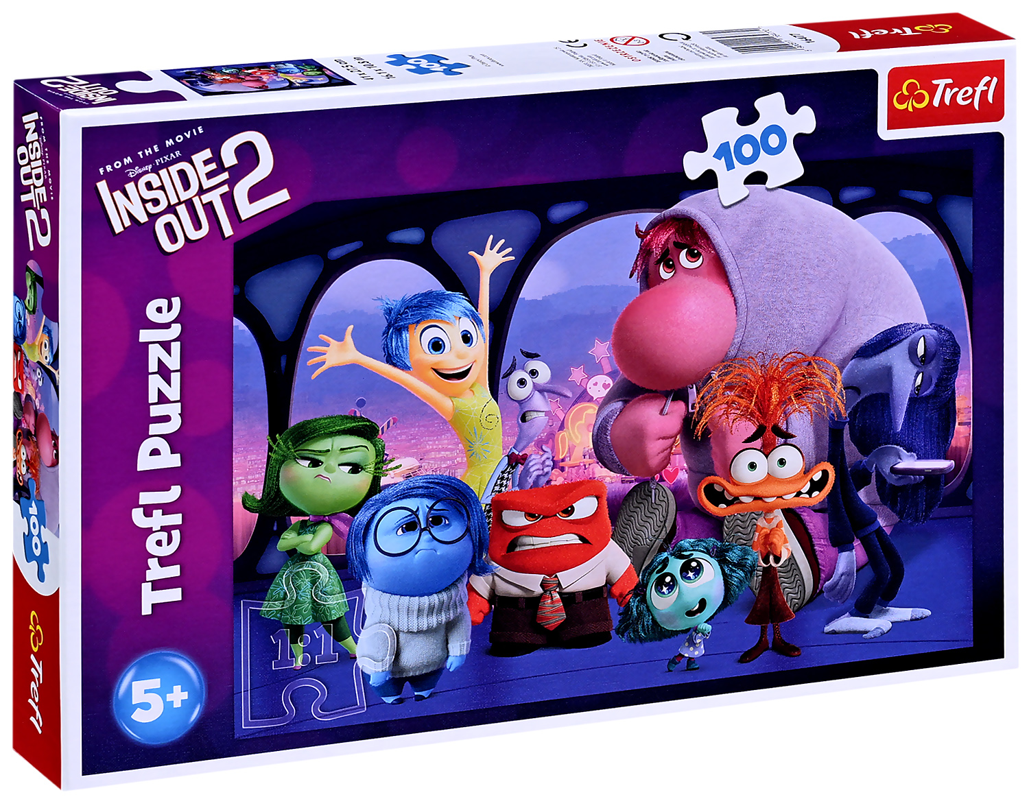 Детски пъзел Trefl от 100 части - Отвътре навън 2