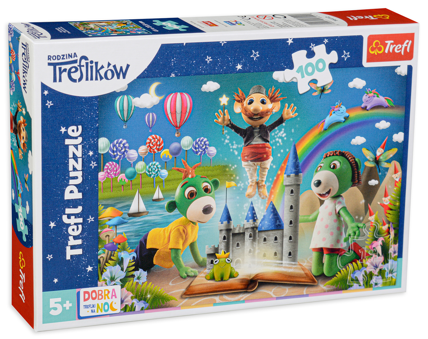 Детски пъзел Trefl от 100 части - Семейство Трефлик