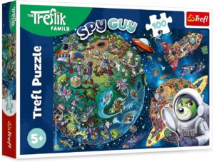 Детски пъзел Trefl от 100 части - Трефликс в Космоса