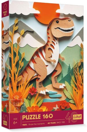 Детски пъзел Trefl от 160 части - Динозавър