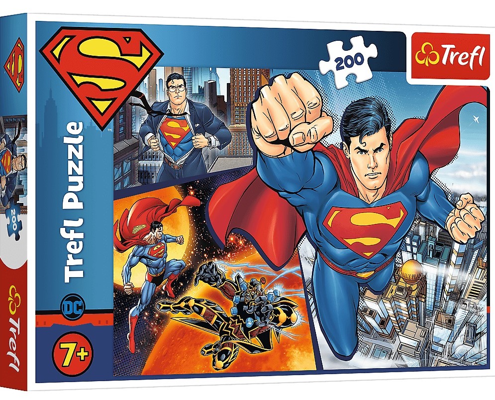 Детски пъзел Trefl от 200 части - Супермен