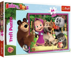 Пъзел Trefl от 24 макси части - Маша и Мечока