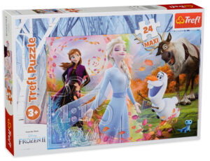 Пъзел Trefl от 24 макси части - Приключенията на Елза и Анна