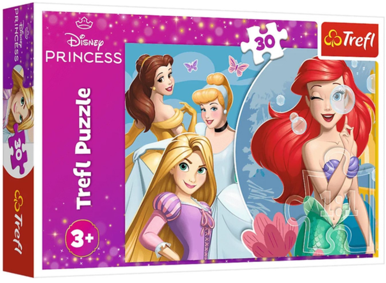 Детски пъзел Trefl от 30 части - Прекрасен ден за принцеси
