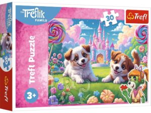 Детски пъзел Trefl от 30 части - Свят, пълен с усмивки