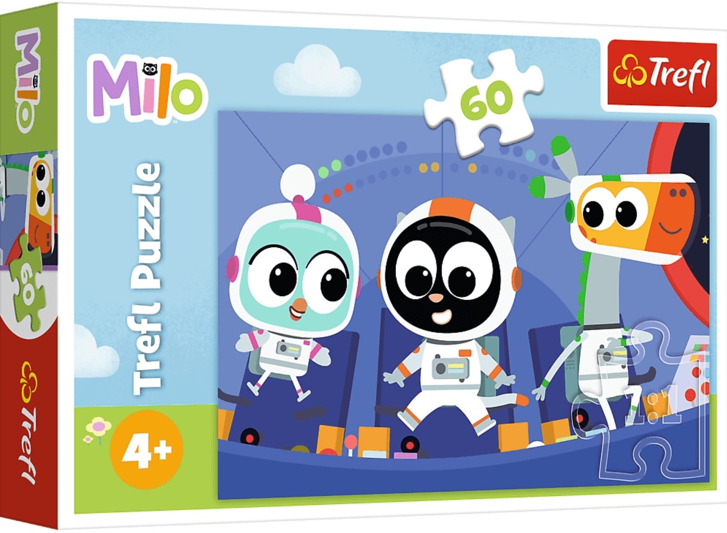 Детски пъзел Trefl от 60 части - Време е за среща с Майло