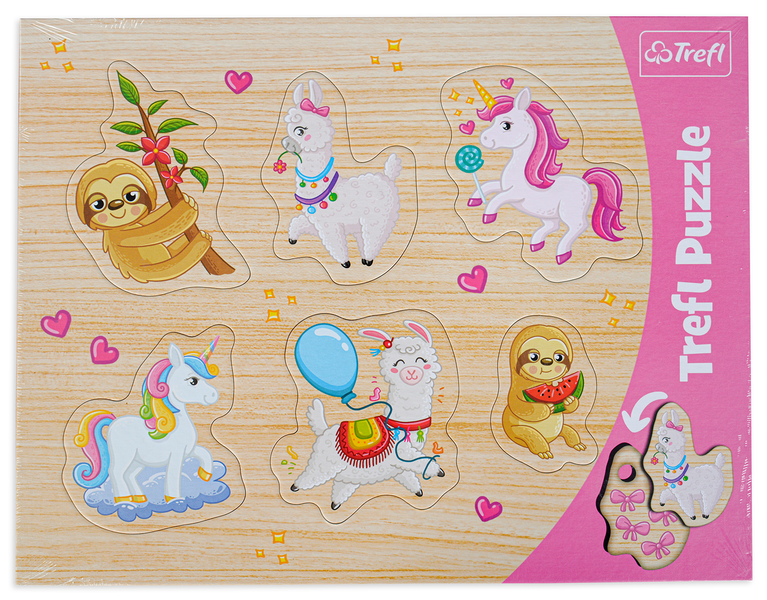 Детски пъзел Trefl - Вълшебни животни