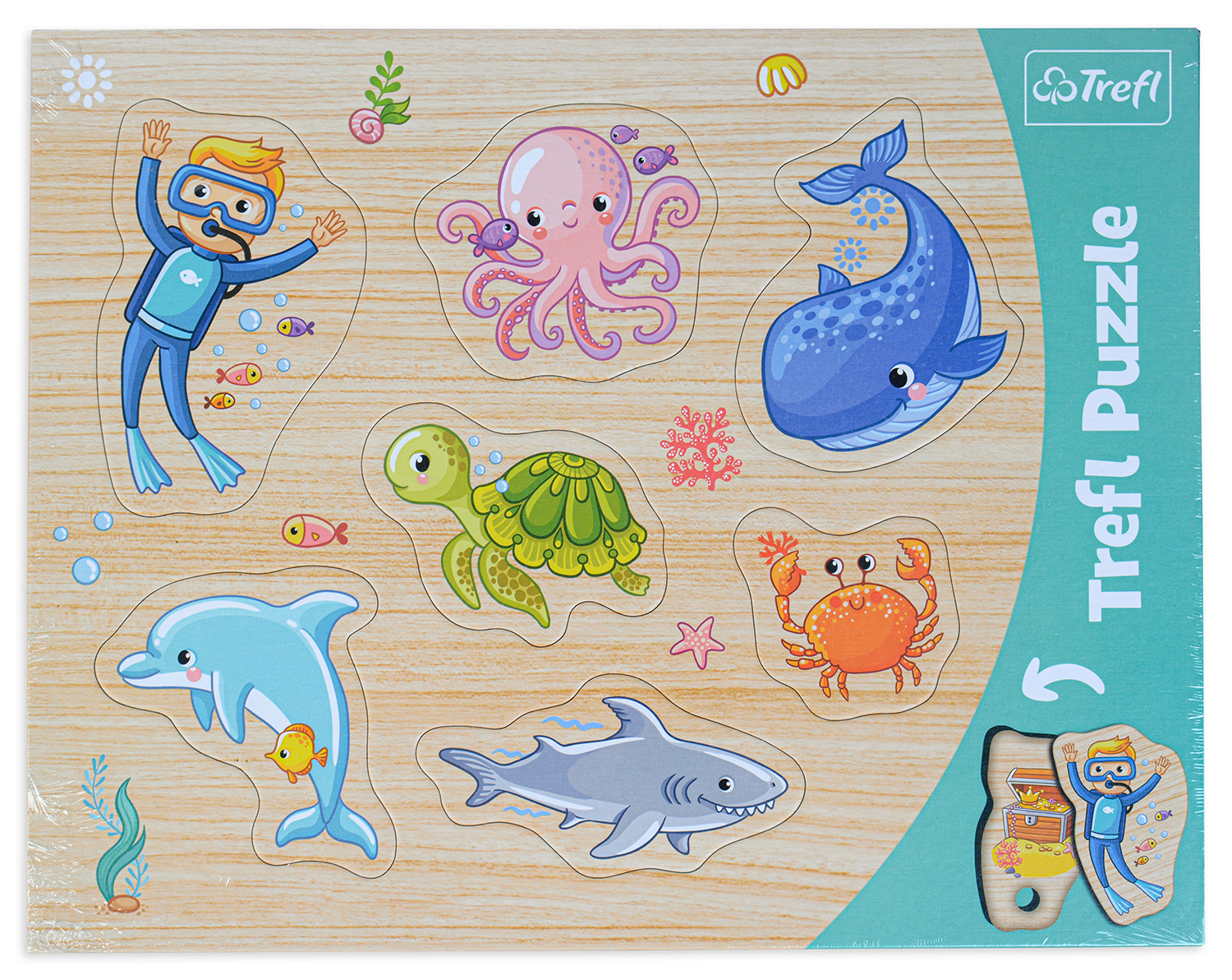 Детски пъзел Trefl - Воден свят