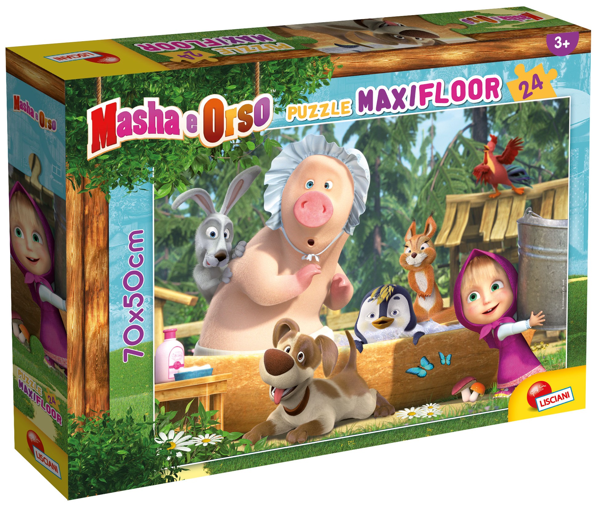 Детски пъзел за под Lisciani от 24 части - Хубав ден