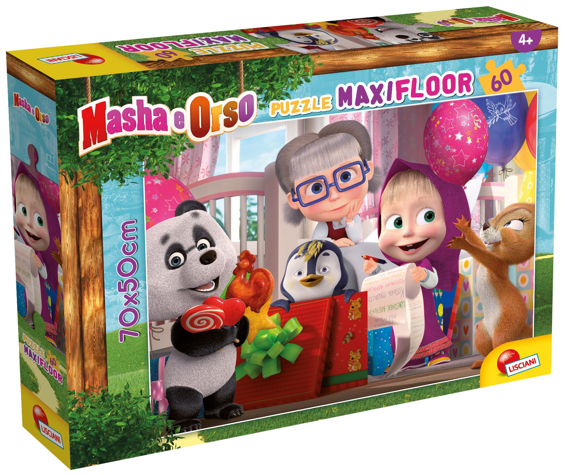 Детски пъзел за под Lisciani от 60 части - Да се забавляваме