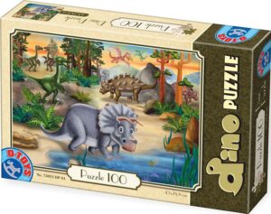 Пъзел D-Toys от 100 части - Динозаври, вид 1