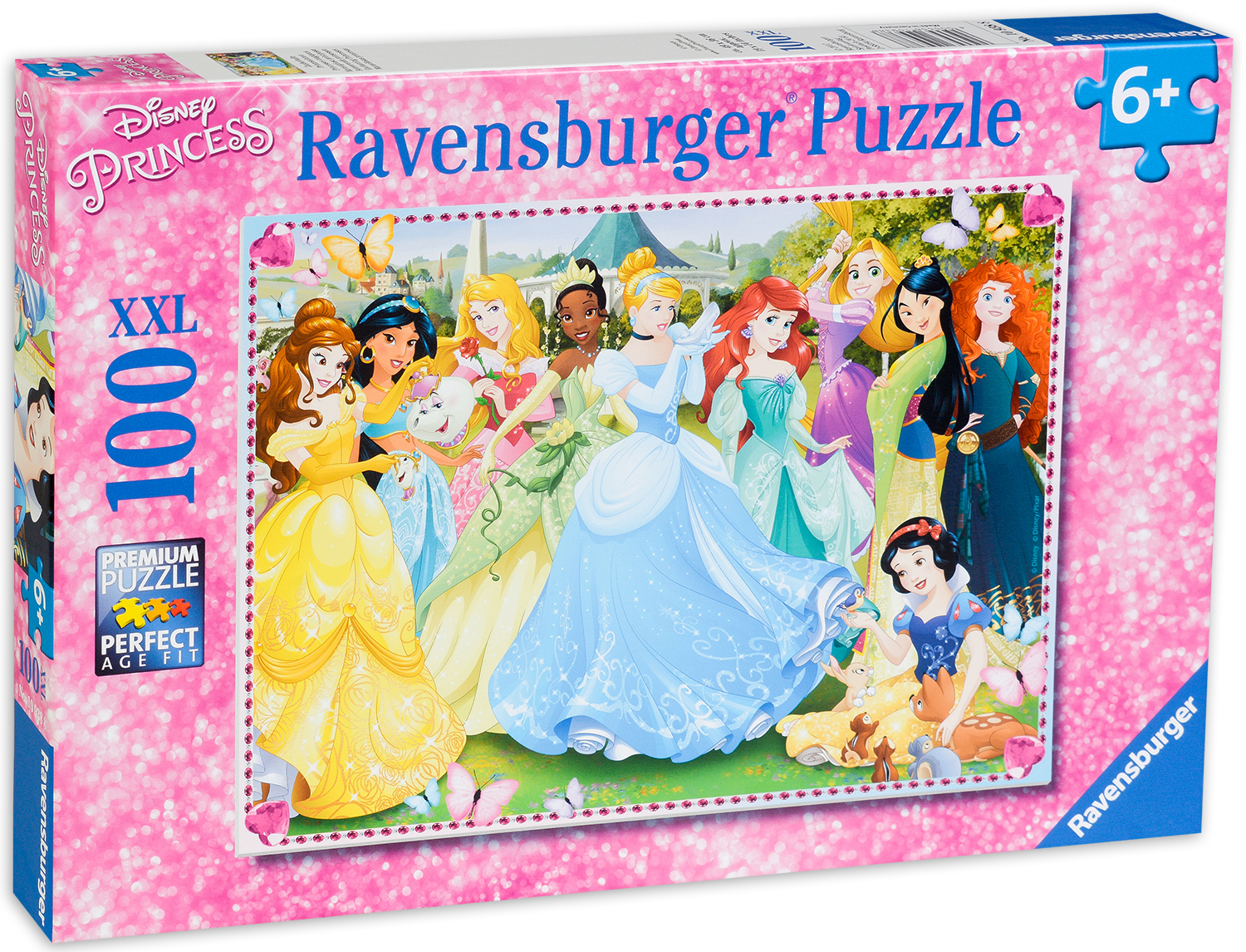 Пъзел Ravensburger от 100 XXL части - Приказни принцеси