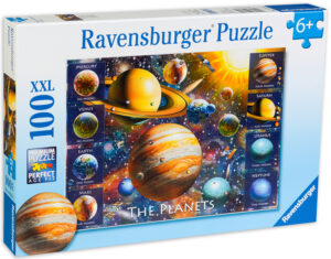 Пъзел Ravensburger от 100 XXL части - Планети