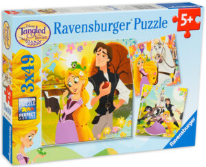 Пъзел Ravensburger от 3 x 49 части - Рапунцел