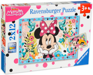 Пъзел Ravensburger от 2 x 12 части - Мини Маус