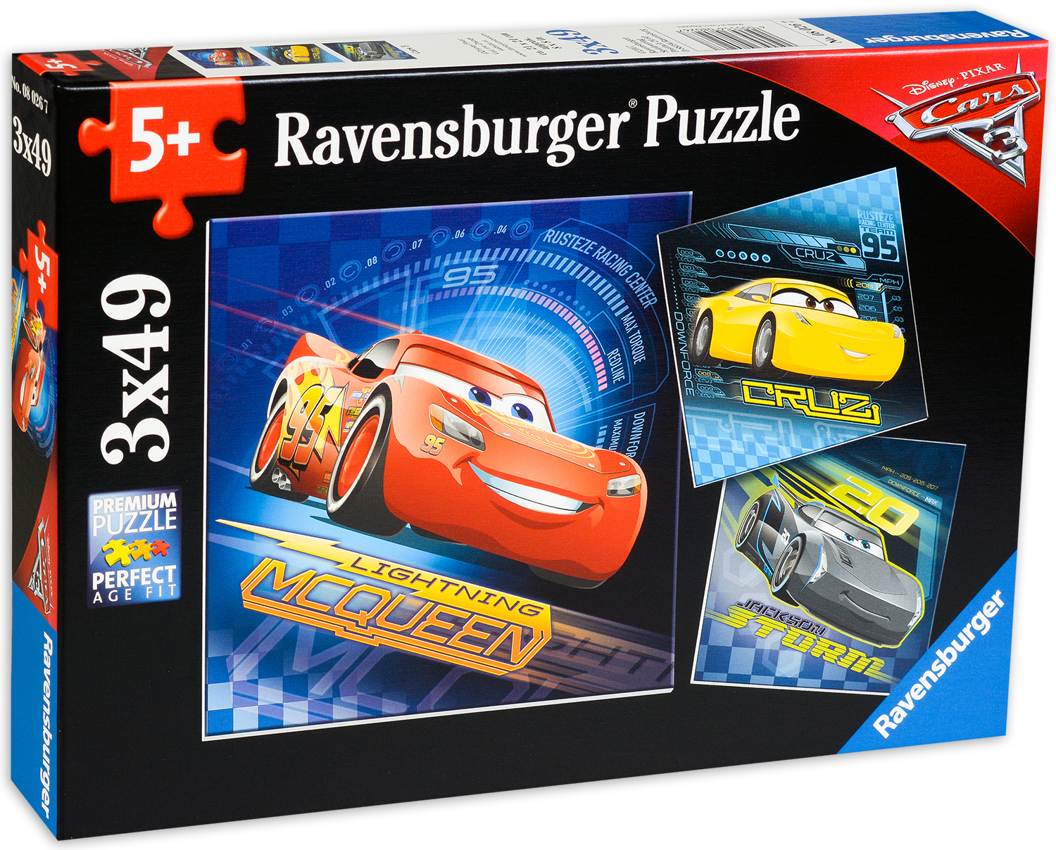 Пъзел Ravensburger от 3 x 49 части - Колите 3