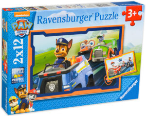 Пъзел Ravensburger от 2 x 12 части - Пес патрул в действие