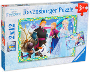 Пъзел Ravensburger от 2 x 12 части - Замръзналото кралство