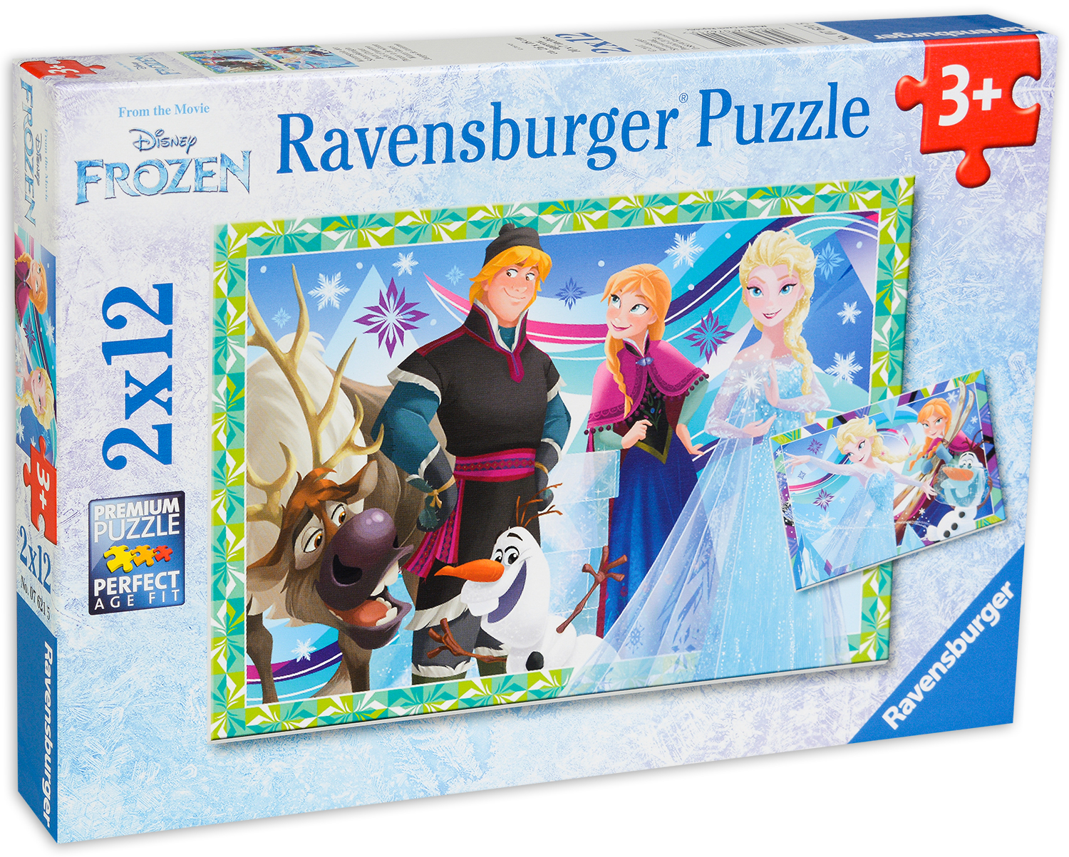 Пъзел Ravensburger от 2 x 12 части - Замръзналото кралство