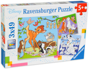 Пъзел Ravensburger от 3 x 49 части - Приятели