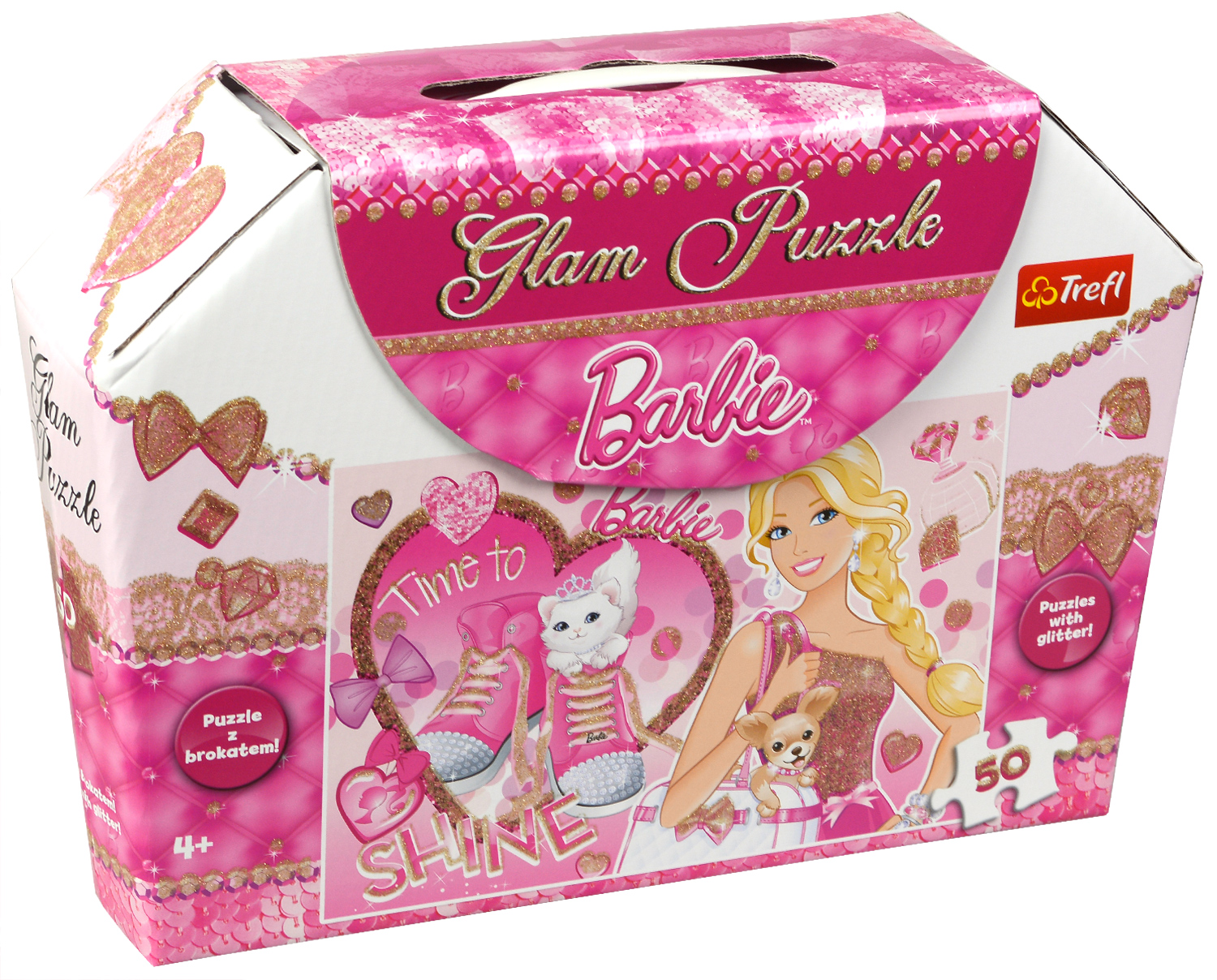Пъзел Trefl от 50 части - Бляскава Барби