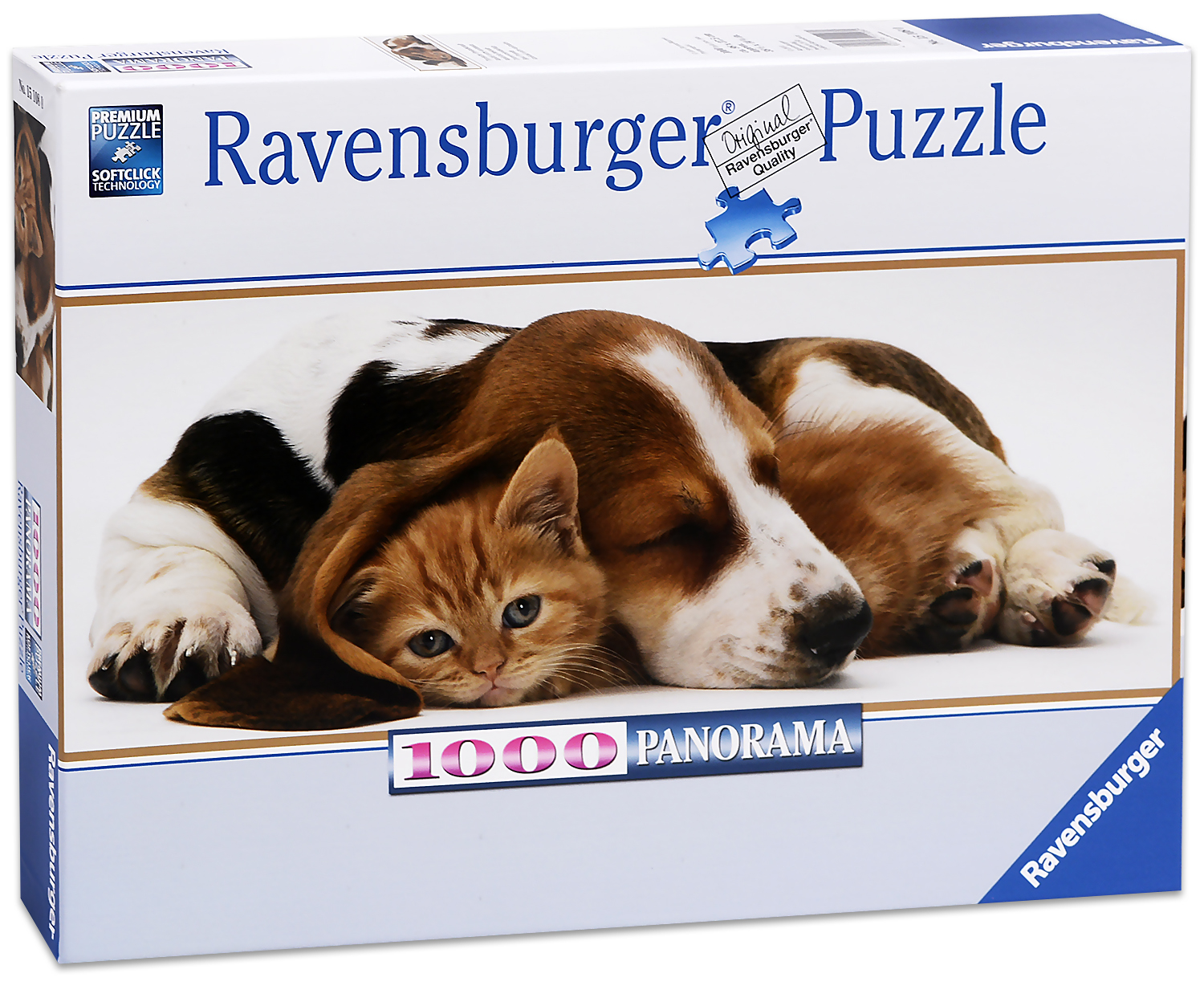Панорамен пъзел Ravensburger от 1000 части - Най-добри приятели