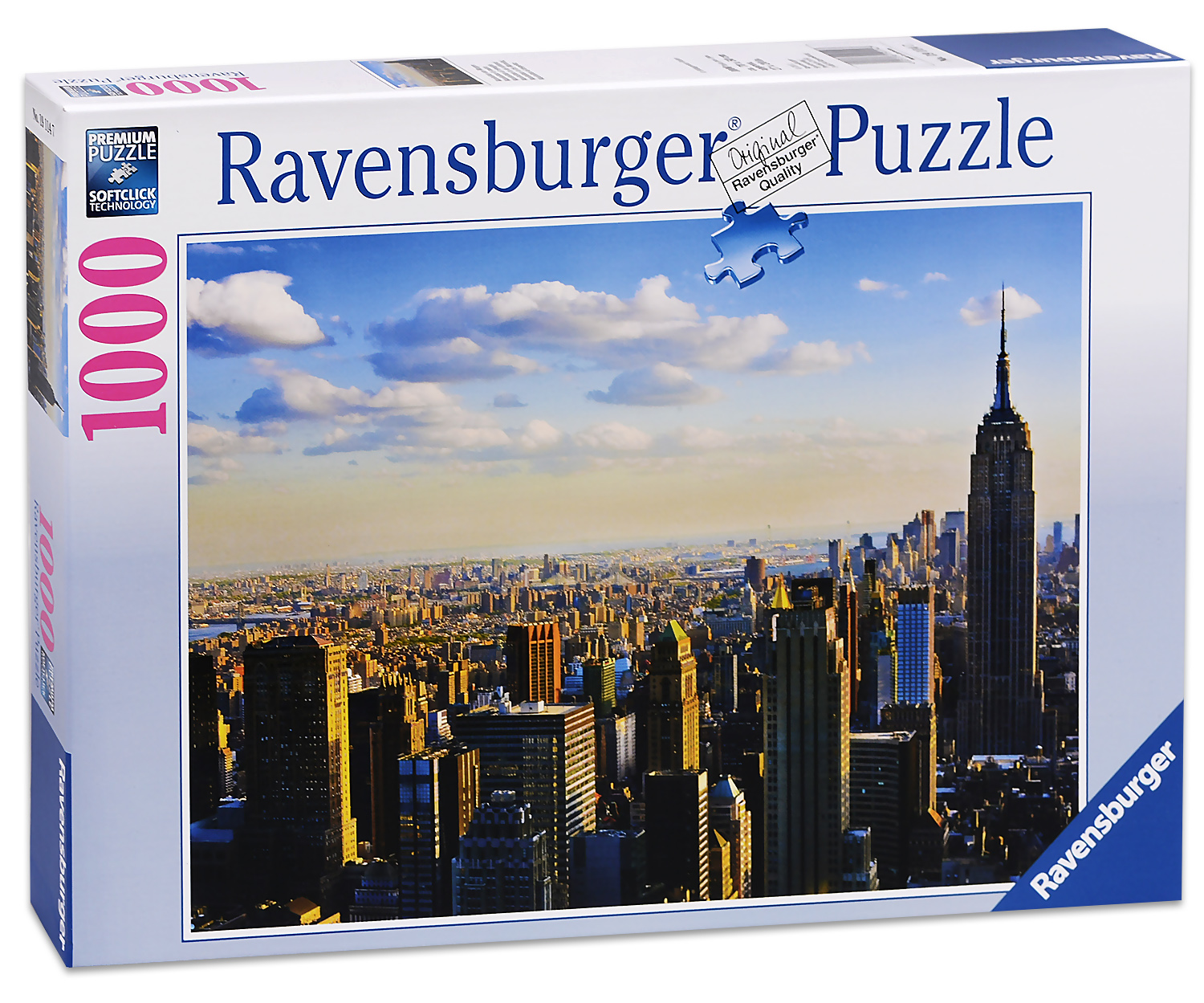 Пъзел Ravensburger от 1000 части - Сутрин в Манхатън