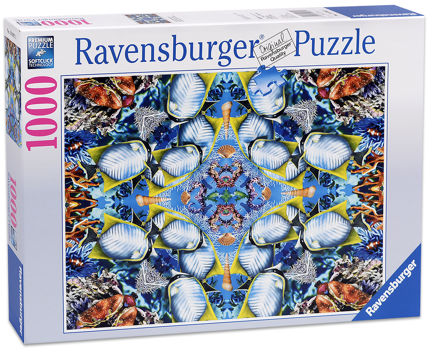 Пъзел Ravensburger от 1000 части - Океански калейдоскоп