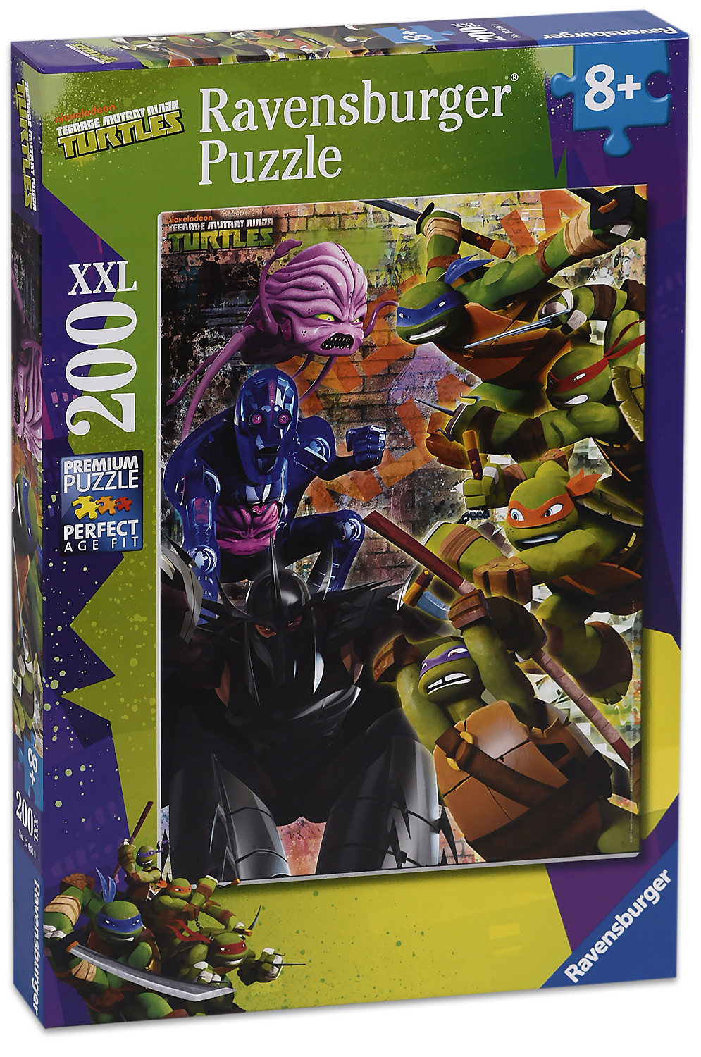 Пъзел Ravensburger от 200 XXL части - Костенурките Нинджа