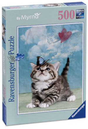 Пъзел Ravensburger от 500 части - Котенце