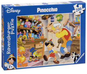 Пъзел Ravensburger от 200 части - Джепето на работа, Пинокио