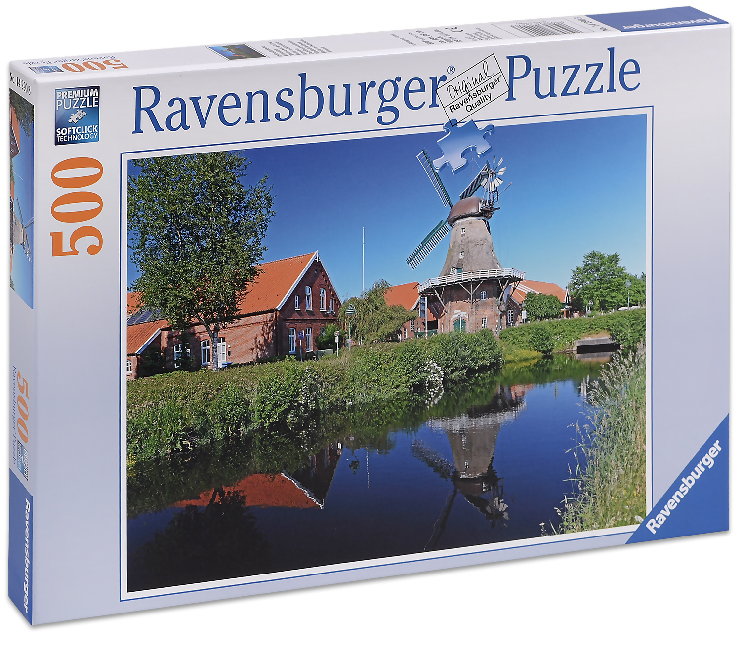 Пъзел Ravensburger от 500 части - Вятърна мелница