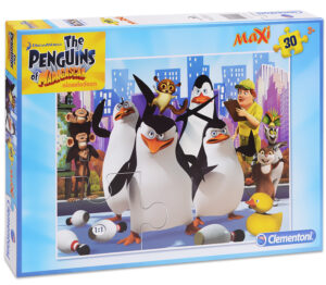 Пъзел Clementoni от 30 части - Пингвините от Мадагаскар