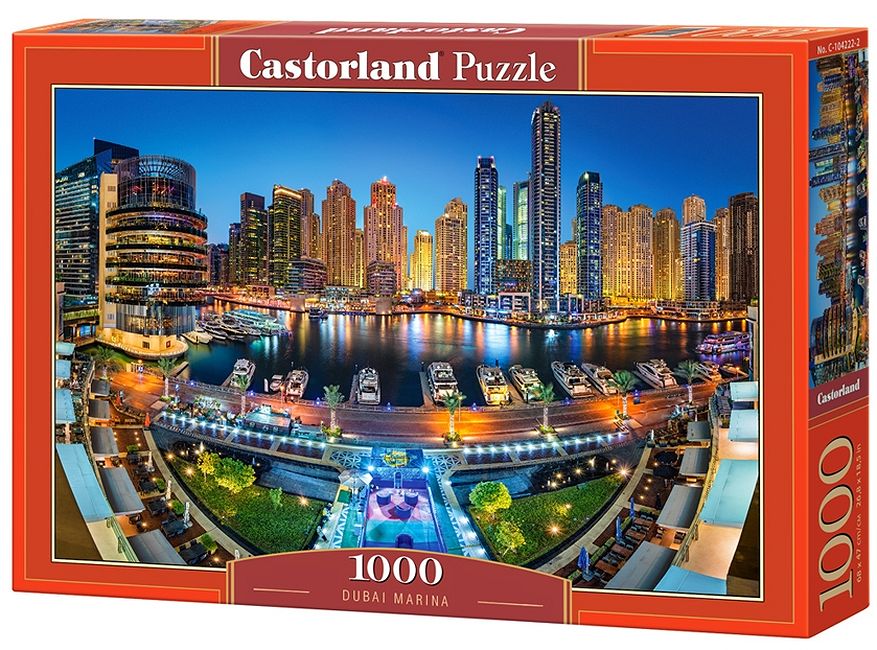 Пъзел Castorland от 1000 части - Пристанището в Дубай