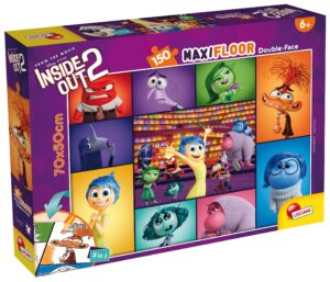 Двулицев пъзел Lisciani за оцветяване от 150 части - Отвътре навън 2