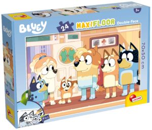 Двулицев пъзел Lisciani за оцветяване от 24 части - Блуи