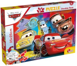 Двулицев пъзел Lisciani за оцветяване от 24 части - Колите