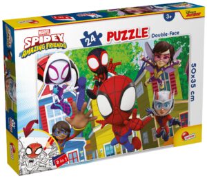 Двулицев пъзел Lisciani за оцветяване от 24 части - Това е отбор!