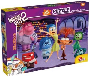 Двулицев пъзел Lisciani за оцветяване от 48 части - Отвътре навън 2