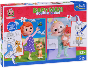 Двустранен пъзел Trefl от 20 макси части - Кокомелон приятели