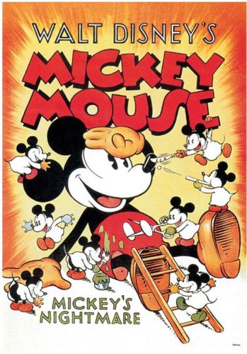 Пъзел Educa от 1000 части - Кошмарът на Мики Маус